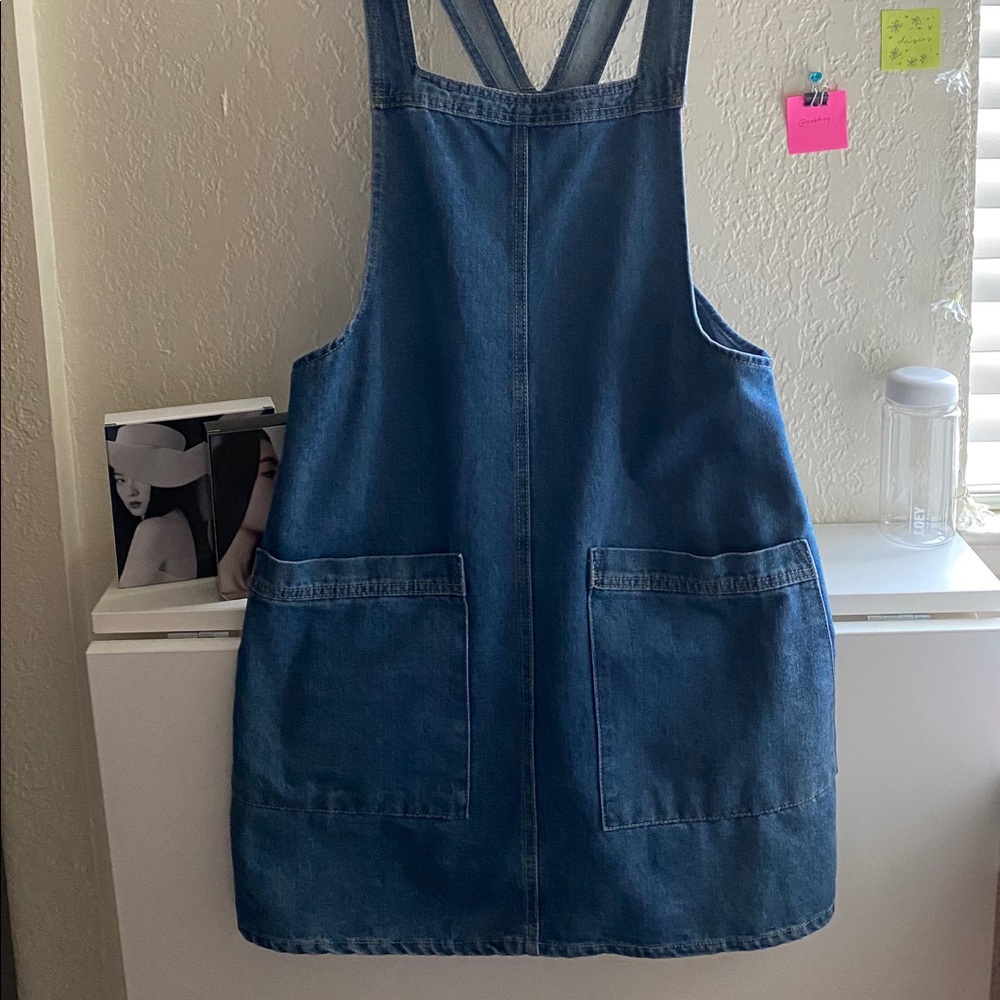 Denim Overall Dress